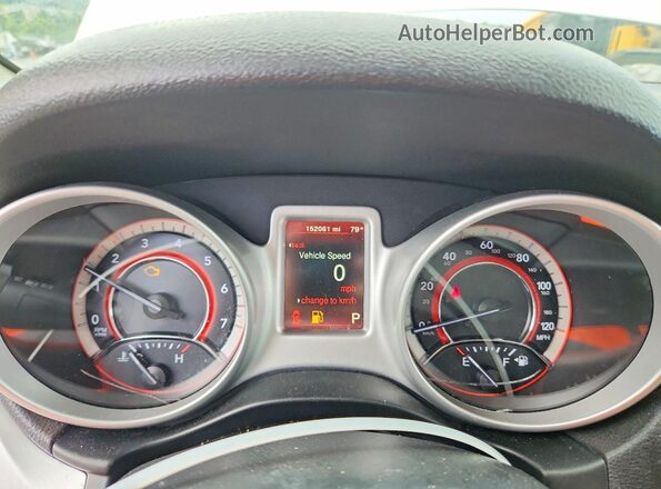 3C4PDCBG6HT550364 2017 DODGE JOURNEY Белый Вид щитка приборов