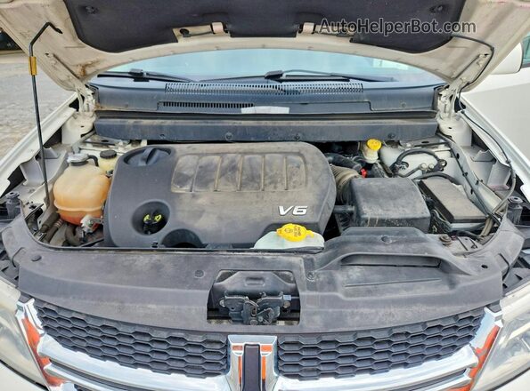 3C4PDCBG6HT550364 2017 DODGE JOURNEY Белый Вид подкапотного пространства