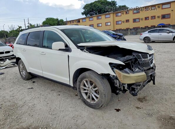 3C4PDCBG8GT180971 2016 DODGE JOURNEY White Przód prawy