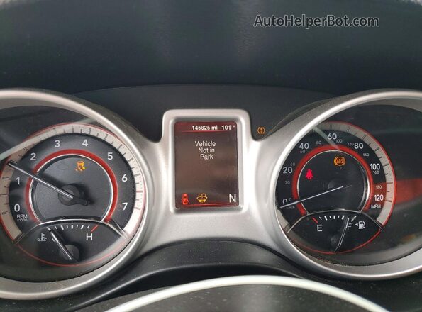 3C4PDCBG8GT180971 2016 DODGE JOURNEY White Widok zestawu wskaźników