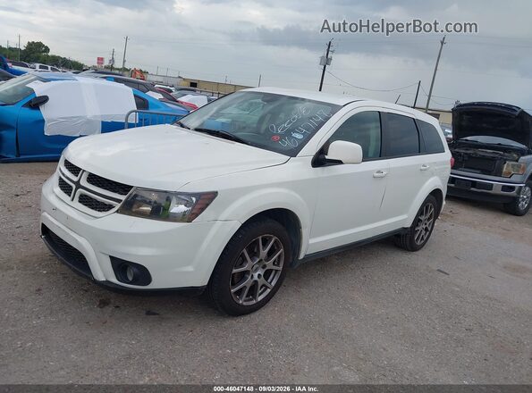 3C4PDCEG4JT362718 2018 DODGE JOURNEY White Առջևի ձախ երեք քառորդ տեսարան