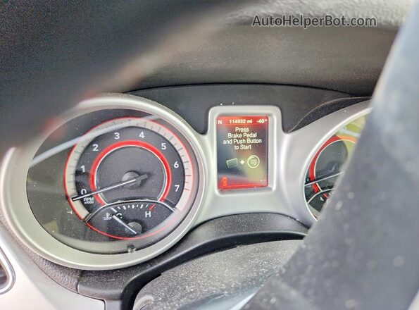 3C4PDCEG7JT184335 2018 DODGE JOURNEY Gray ხელსაწყოთა პანელის ხედი