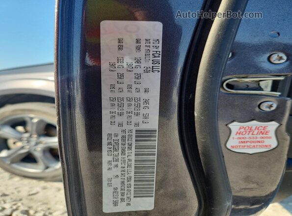 3C4PDCGB0LT201299 2020 DODGE JOURNEY Gray VIN sticker view