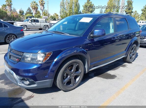 3C4PDCGB2LT271645 2020 DODGE JOURNEY Blue წინა მარცხენა ხედი სამი მეოთხედიდან