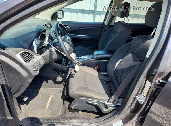 3C4PDCGB7HT614585 2017 DODGE JOURNEY Серый Вид салона спереди