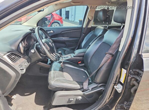 3C4PDCGGXHT708665 2017 DODGE JOURNEY Black Front interior view