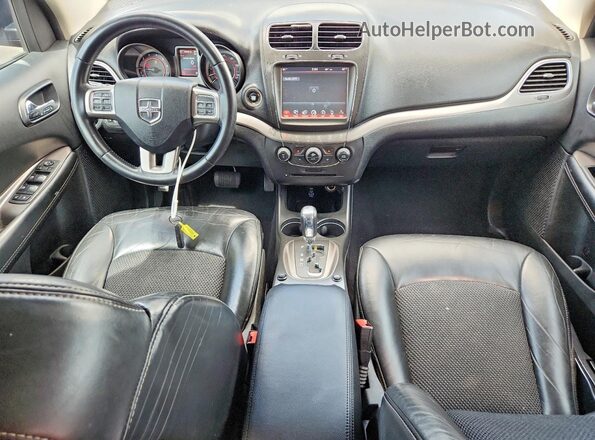3C4PDCGGXHT708665 2017 DODGE JOURNEY Black Dashboard view