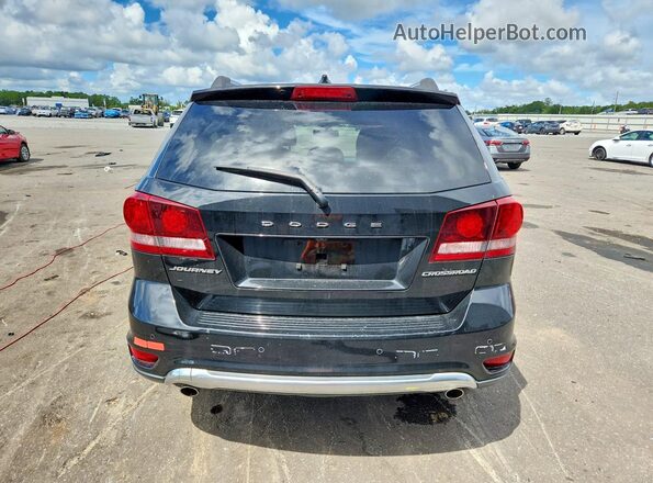 3C4PDCGGXHT708665 2017 DODGE JOURNEY Black Rear view