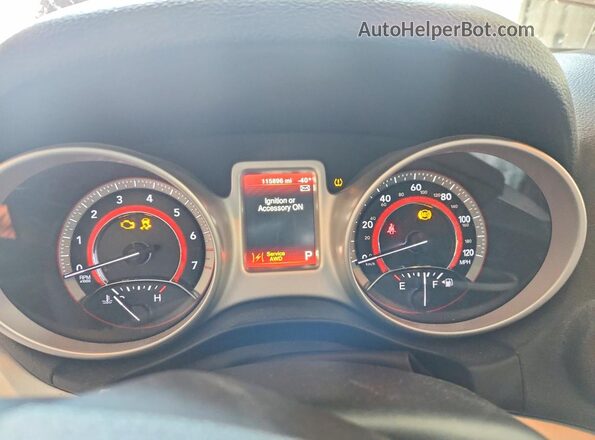 3C4PDDAG5JT477677 2018 DODGE JOURNEY Red Vista del cuadro de instrumentos