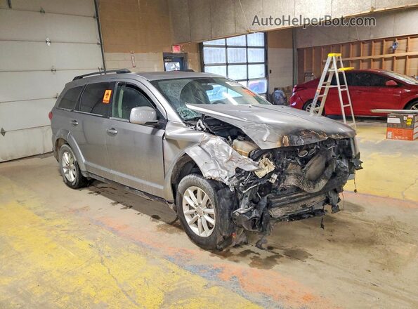 3C4PDDBG1HT528830 2017 DODGE JOURNEY Серебряный Передняя правая четверть