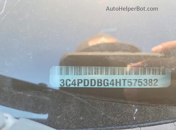 3C4PDDBG4HT575382 2017 DODGE JOURNEY White VIN sticker view