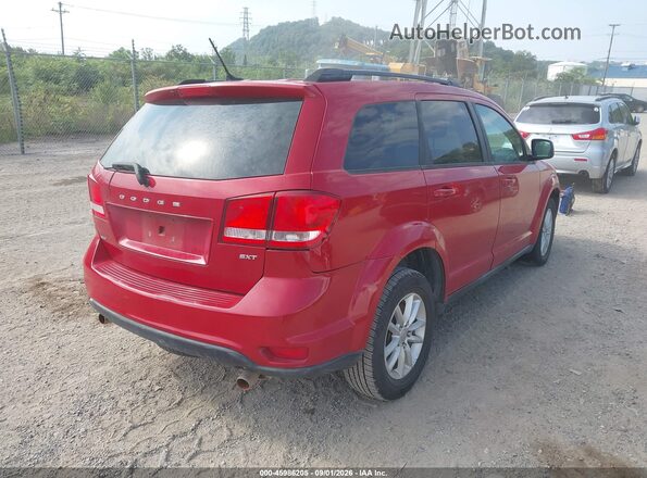 3C4PDDBG5HT618613 2017 DODGE JOURNEY Red Задня права чверть