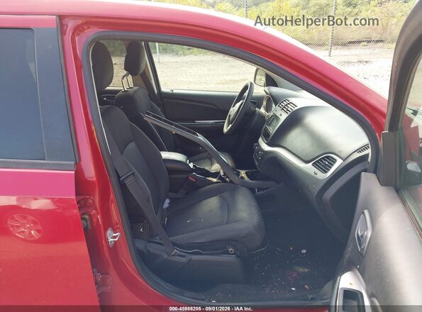 3C4PDDBG5HT618613 2017 DODGE JOURNEY Red Вид салону спереду