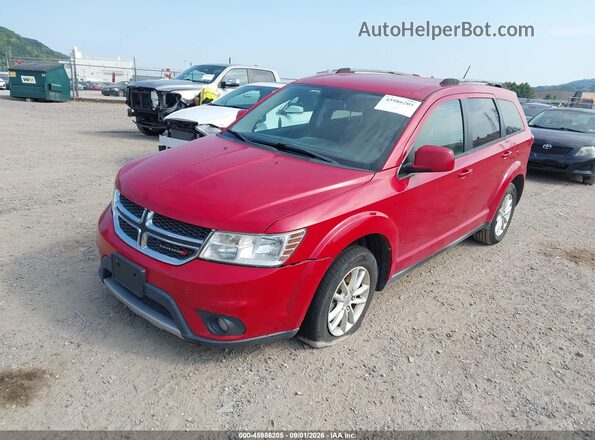 3C4PDDBG5HT618613 2017 DODGE JOURNEY Red Передня ліва чверть
