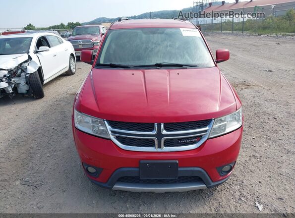 3C4PDDBG5HT618613 2017 DODGE JOURNEY Red Вид щитка приладів