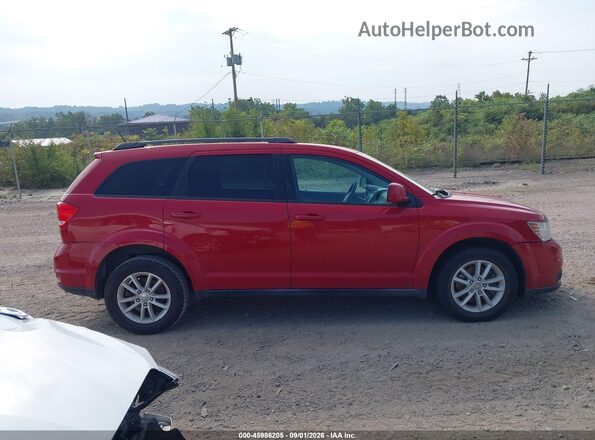 3C4PDDBG5HT618613 2017 DODGE JOURNEY Red Вид задньої частини салону