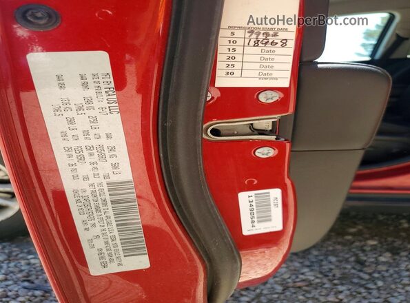 3C4PDDBG7HT674276 2017 DODGE JOURNEY Red Widok naklejki z numerem VIN