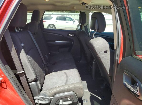 3C4PDDBG7HT674276 2017 DODGE JOURNEY Red Widok wnętrza z tyłu