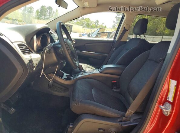 3C4PDDBG7HT674276 2017 DODGE JOURNEY Red Widok wnętrza z przodu