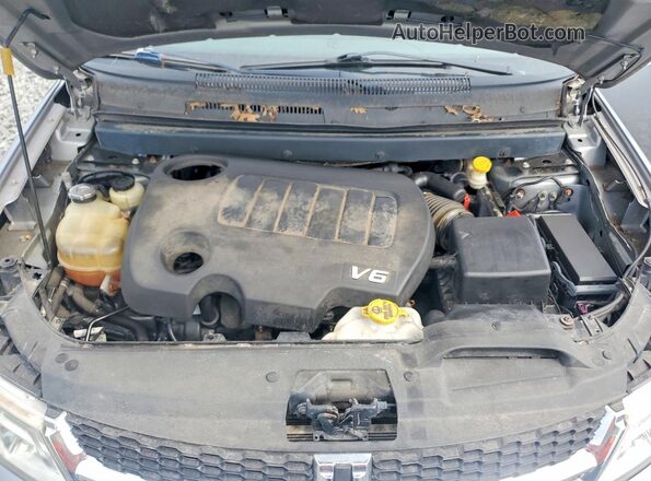 3C4PDDBGXHT577783 2017 DODGE JOURNEY Silver Widok komory silnika