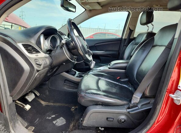 3C4PDDEG1GT141060 2016 DODGE JOURNEY Red Вид салону спереду