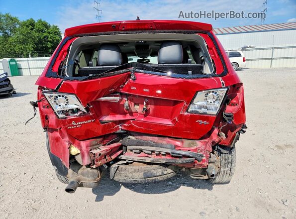 3C4PDDEG1GT141060 2016 DODGE JOURNEY Red Вид ззаду