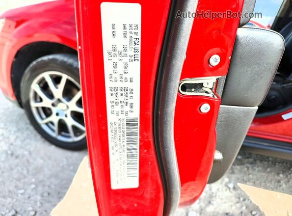3C4PDDEG1GT141060 2016 DODGE JOURNEY Red Панорамний вид салону 360°
