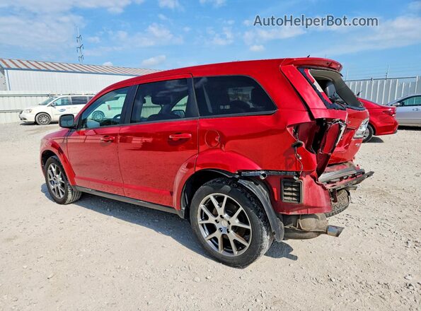 3C4PDDEG1GT141060 2016 DODGE JOURNEY Red Задня ліва чверть