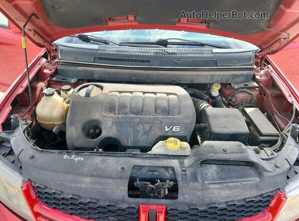 3C4PDDEG1GT141060 2016 DODGE JOURNEY Red Вид підкапотного простору