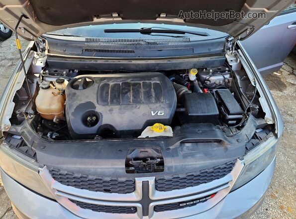 3C4PDDEG1KT720316 2019 DODGE JOURNEY Silver უკანა სალონის ხედი