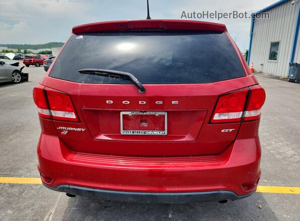 3C4PDDEG3KT694592 2019 DODGE JOURNEY Red უკანა ხედი