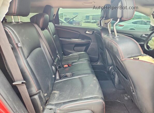3C4PDDEG3KT694592 2019 DODGE JOURNEY Red უკანა სალონის ხედი