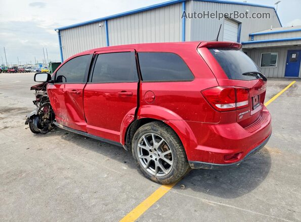 3C4PDDEG3KT694592 2019 DODGE JOURNEY Red უკანა მარცხენა