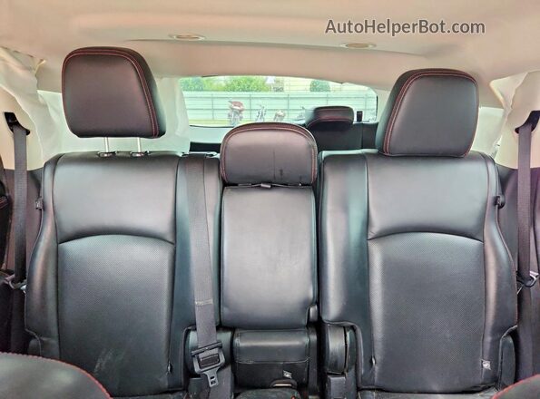 3C4PDDEG3KT694592 2019 DODGE JOURNEY Red უკანა სავარძლების ხედი