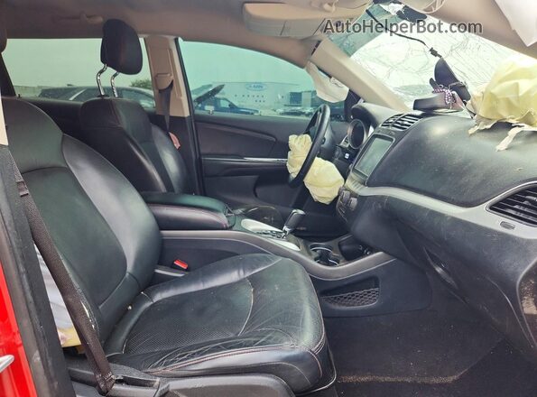 3C4PDDEG3KT694592 2019 DODGE JOURNEY Red წინა სალონის ხედი