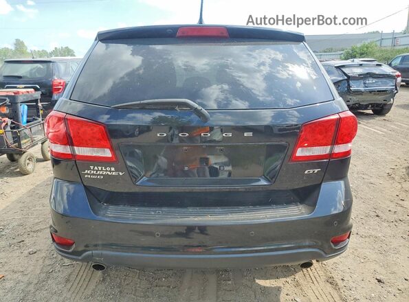 3C4PDDEG5HT596687 2017 DODGE JOURNEY Black უკანა ხედი