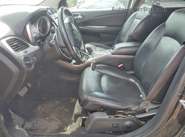 3C4PDDEG5HT596687 2017 DODGE JOURNEY Black წინა სალონის ხედი