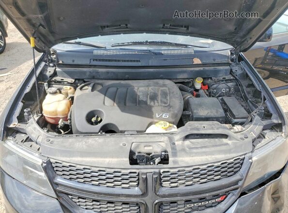 3C4PDDEG5HT596687 2017 DODGE JOURNEY Black ძრავის განყოფილების ხედი