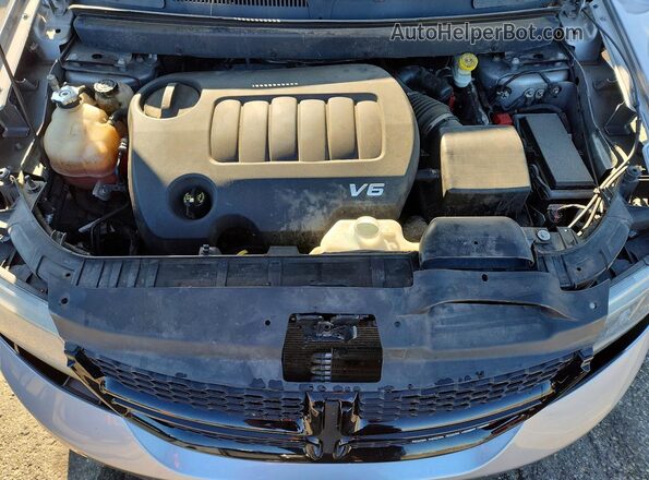 3C4PDDEG8JT323037 2018 DODGE JOURNEY Silver Widok komory silnika