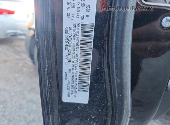 3C4PDDEG9KT752091 2019 DODGE JOURNEY Black VIN sticker view