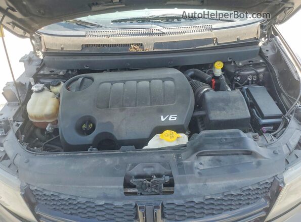 3C4PDDGG1HT603938 2017 DODGE JOURNEY Gray უკანა სალონის ხედი