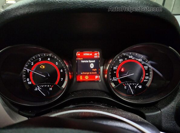 3C4PDDGG4GT226911 2016 DODGE JOURNEY Gray ხელსაწყოთა პანელის ხედი