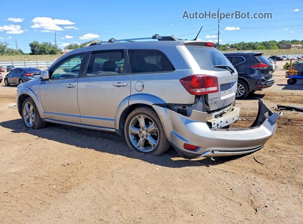 3C4PDDGG4HT513859 2017 DODGE JOURNEY Silver Trasero izquierdo