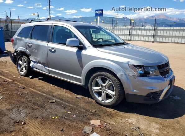 3C4PDDGG4HT513859 2017 DODGE JOURNEY Silver Delantero derecho