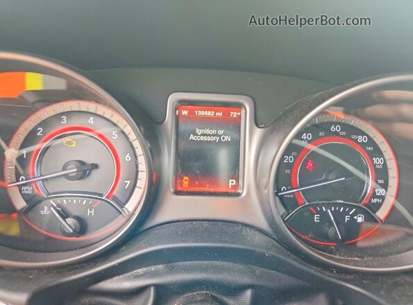 3C4PDDGG4HT560907 2017 DODGE JOURNEY Silver ხელსაწყოთა პანელის ხედი
