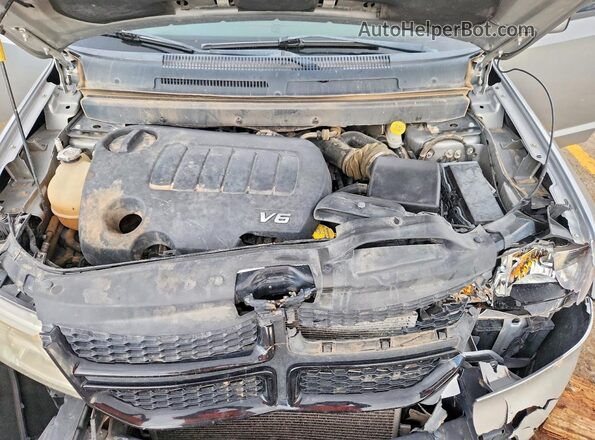 3C4PDDGG4HT560907 2017 DODGE JOURNEY Silver უკანა სალონის ხედი