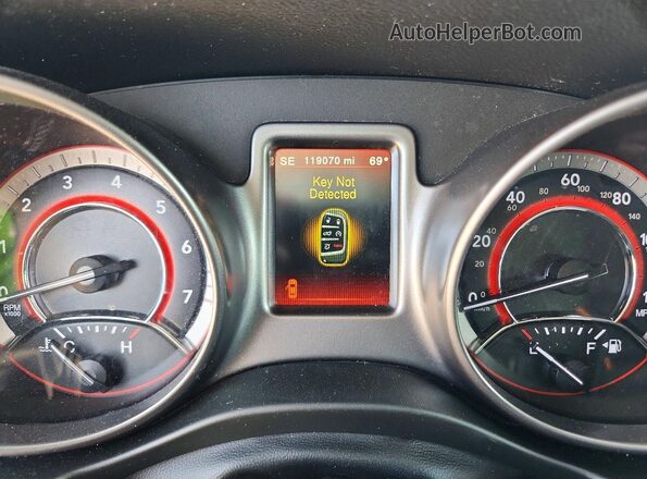 3C4PDDGG7KT774832 2019 DODGE JOURNEY Gray Widok zestawu wskaźników