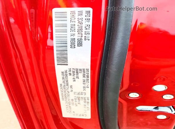 3C4PJMB24TT156955 2026 JEEP CHEROKEE Red Vista interior de 360 grados