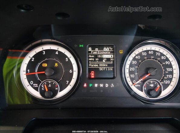 3C6JR7DG2LG223514 2020 RAM 1500 CLASSIC Gray უკანა სავარძლების ხედი