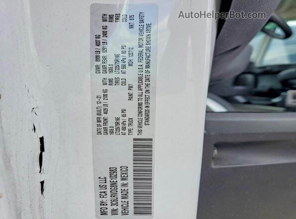 3C6LRVDG8NE102983 2022 RAM PROMASTER Two Tone Սալոնի 360 աստիճան տեսք
